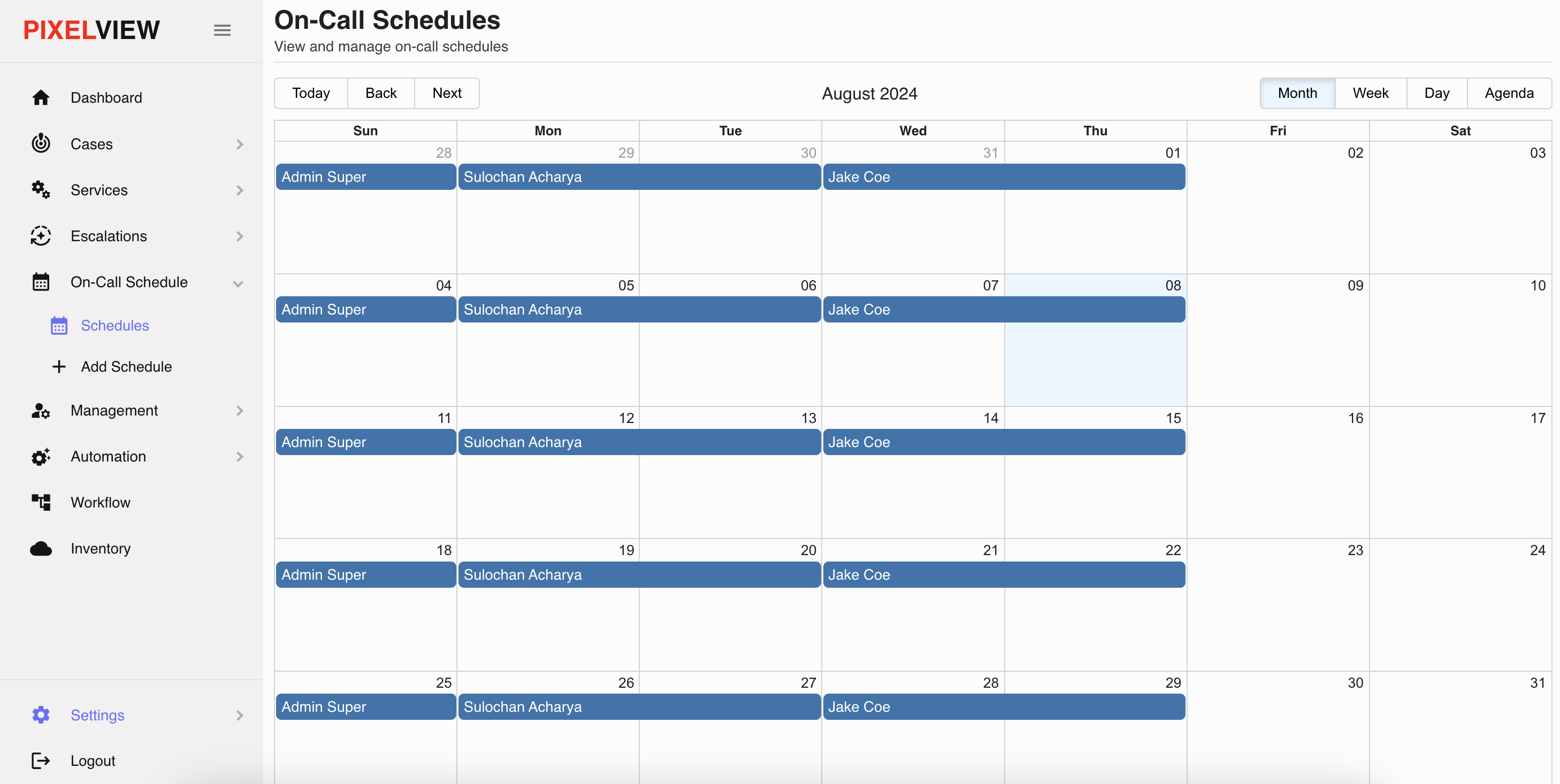 On-Call Schedules